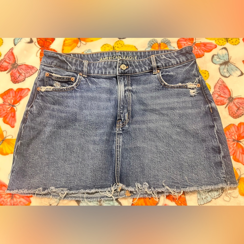 American Eagle Outfitters Classic Blue Denim Shorts
